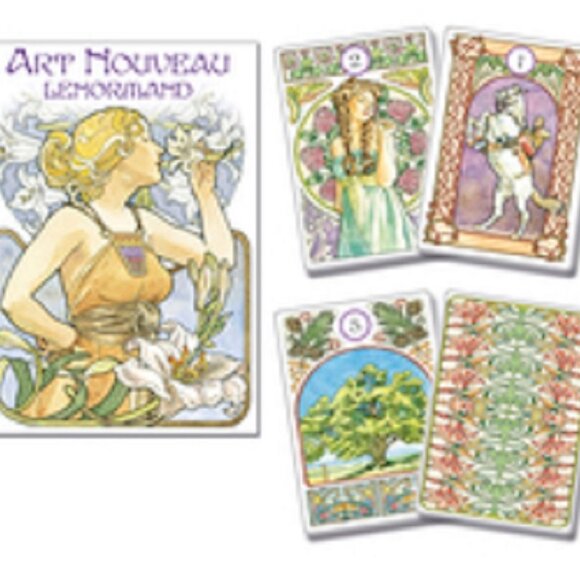 Art Nouveau, Lenormand, Oracle, Classic, deck with guidebook - Picture 1 of 7